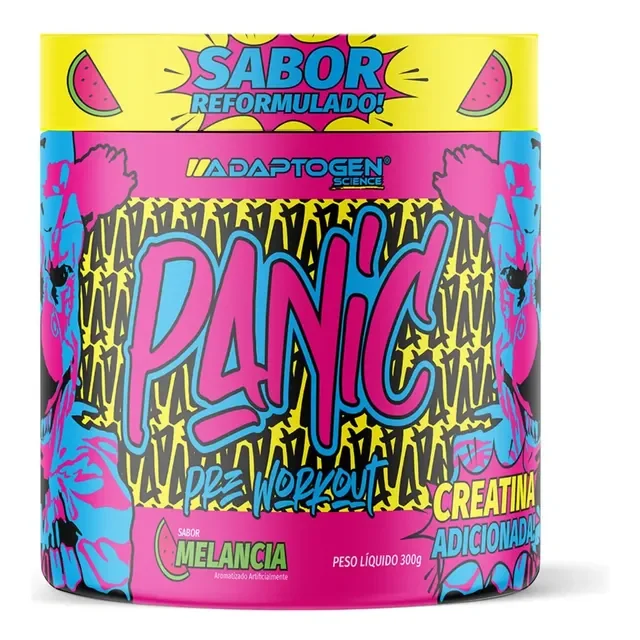 ✨Pré-treino Panic 300g Adaptogen Science✨️