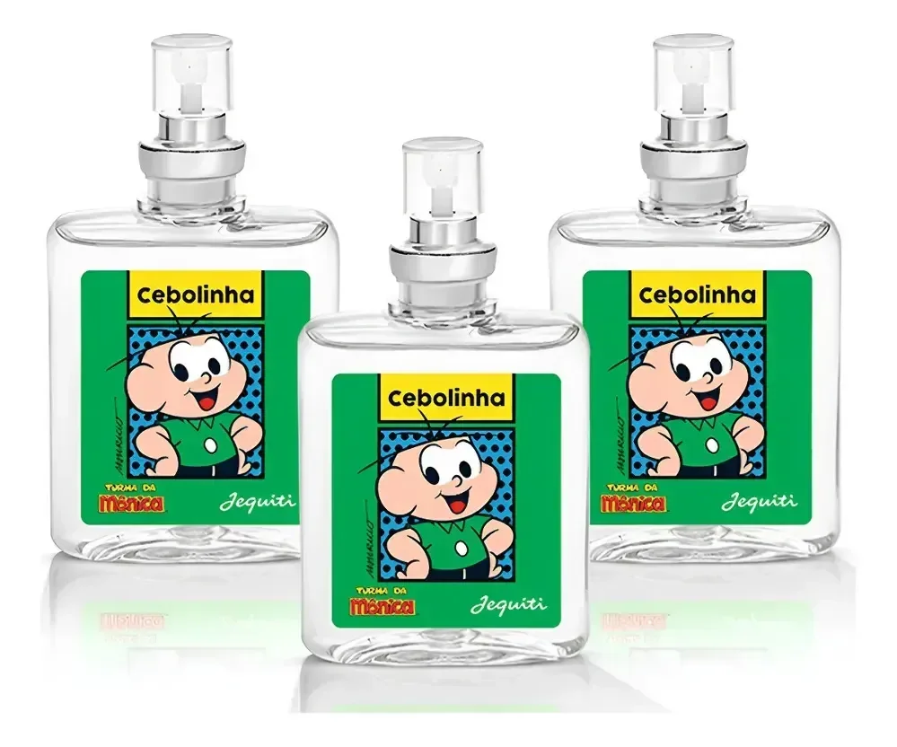Kit com 3 Perfumes Cebolinha Jequiti 25ml