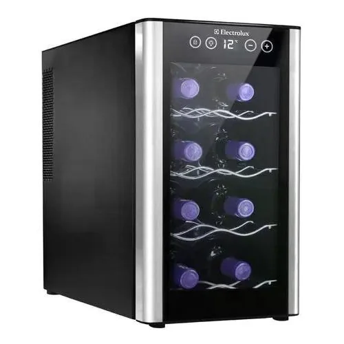✨Adega de Vinho Climatizada Electrolux 8 garrafas Uma Porta Acabamento em Alumínio (ACB08)✨️