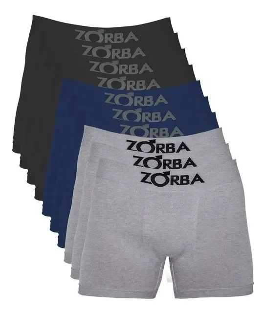 Kit 10 Cuecas Zorba Boxer Sem Costura