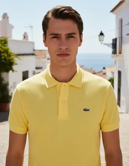 Polo Masculina Lacoste Slim Fit Original (P ao G2)
