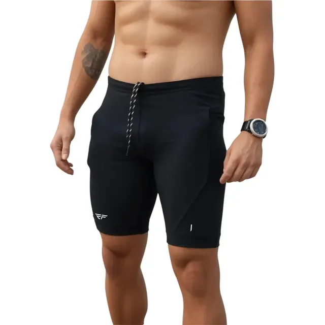 Bermuda De Compressão   Masculina Com Bolso Corrida