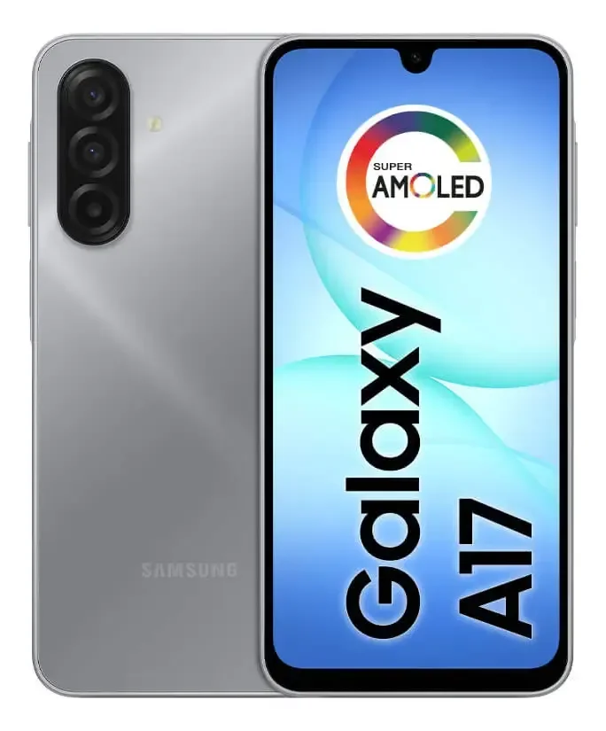 Samsung Galaxy A17 Com Ia, 128gb, 4gb Ram, Câm De 50mp, Tela De 6.7, Nfc, Ip54 Cinza