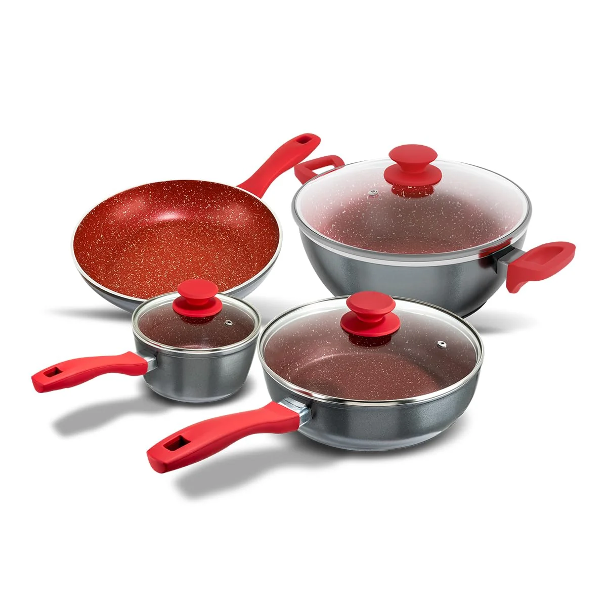 ✨Conjunto de Panelas Philco Redstone PKT407 4 Peças✨️