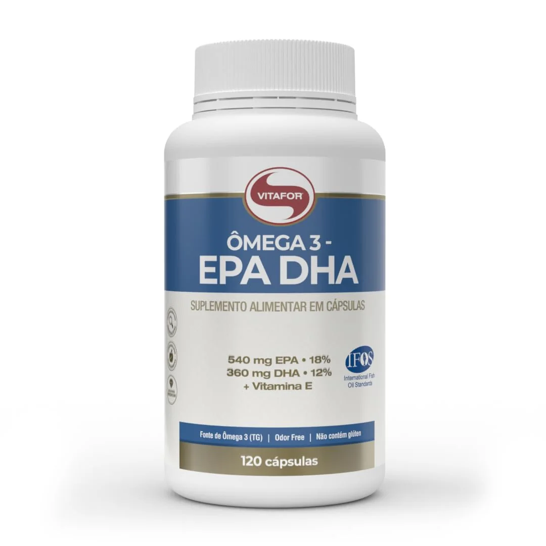 ✨Ômega 3 EPA DHA 1g (120 Caps), VitaFor✨️