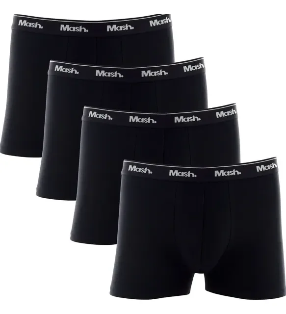 Kit 4 Cuecas Boxer Box Mash Algodão Cotton Original