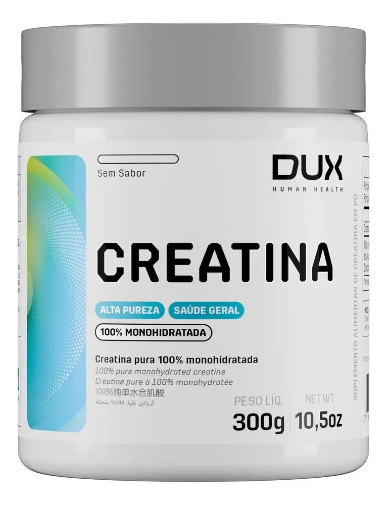 Creatina Monohidratada 100% Pura 300g Dux Nutrition