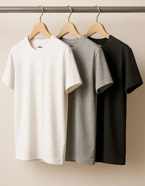 Kit com 3 Camisetas Sandrini Algodão