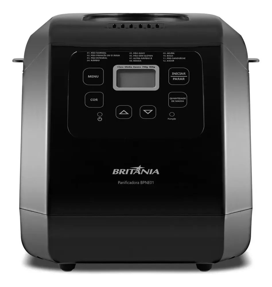 Panificadora Britânia Digital 12 Programas 3l Bpne01 127v