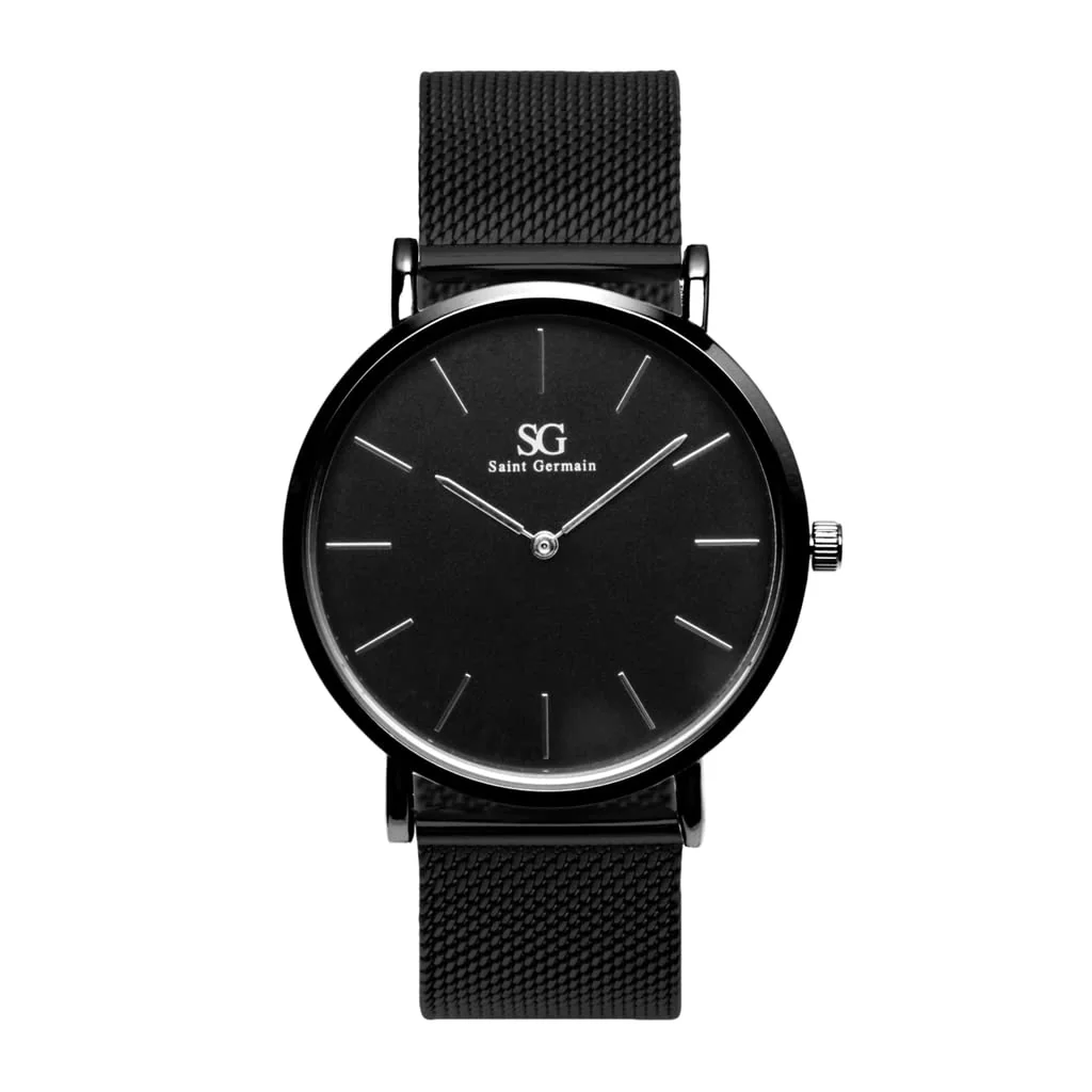 ✨Relógio Masculino Saint Germain Houston Full Black 40mm✨️