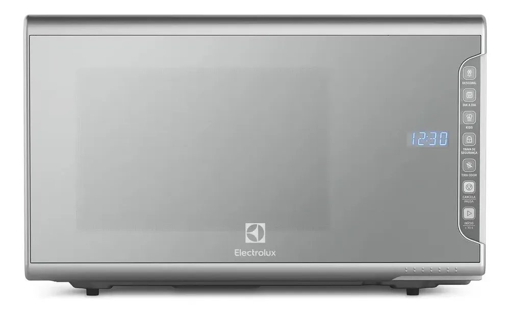 ✨Micro-ondas MI41S Inox Espelhado Painel Integrado 31 litros Electrolux✨️