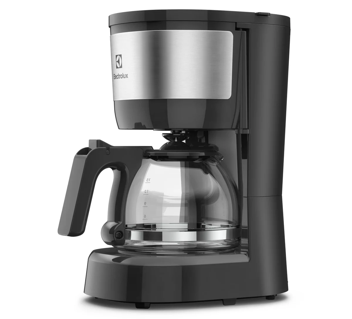Electrolux Cafeteira Elétrica Inox filtro permanente removivel corta pingos capacidade 600ml 15 xicaras função manter aquecido sistema ECM10 127v