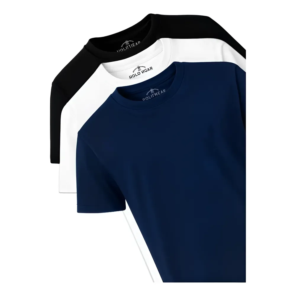 Kit 3 Camisetas Premium Polo Wear