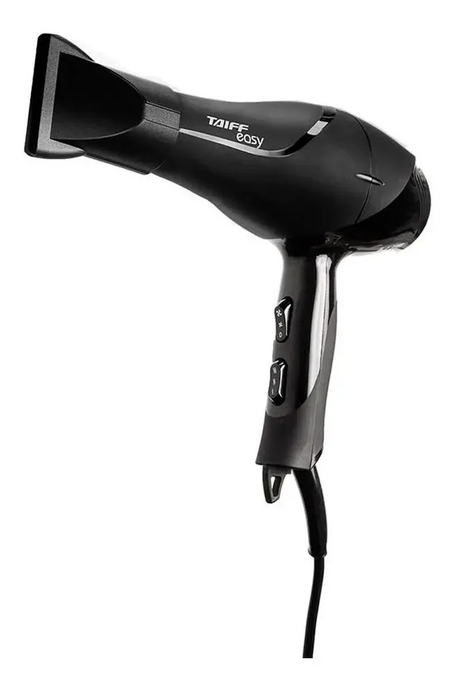Secador De Cabelos Motor Ac Profissional Easy 1700w Taiff Preto 127V