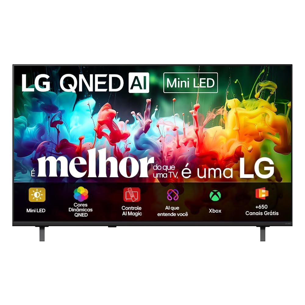 Smart TV LG QNED Mini LED AI 4K QNED70 50 polegadas 2026