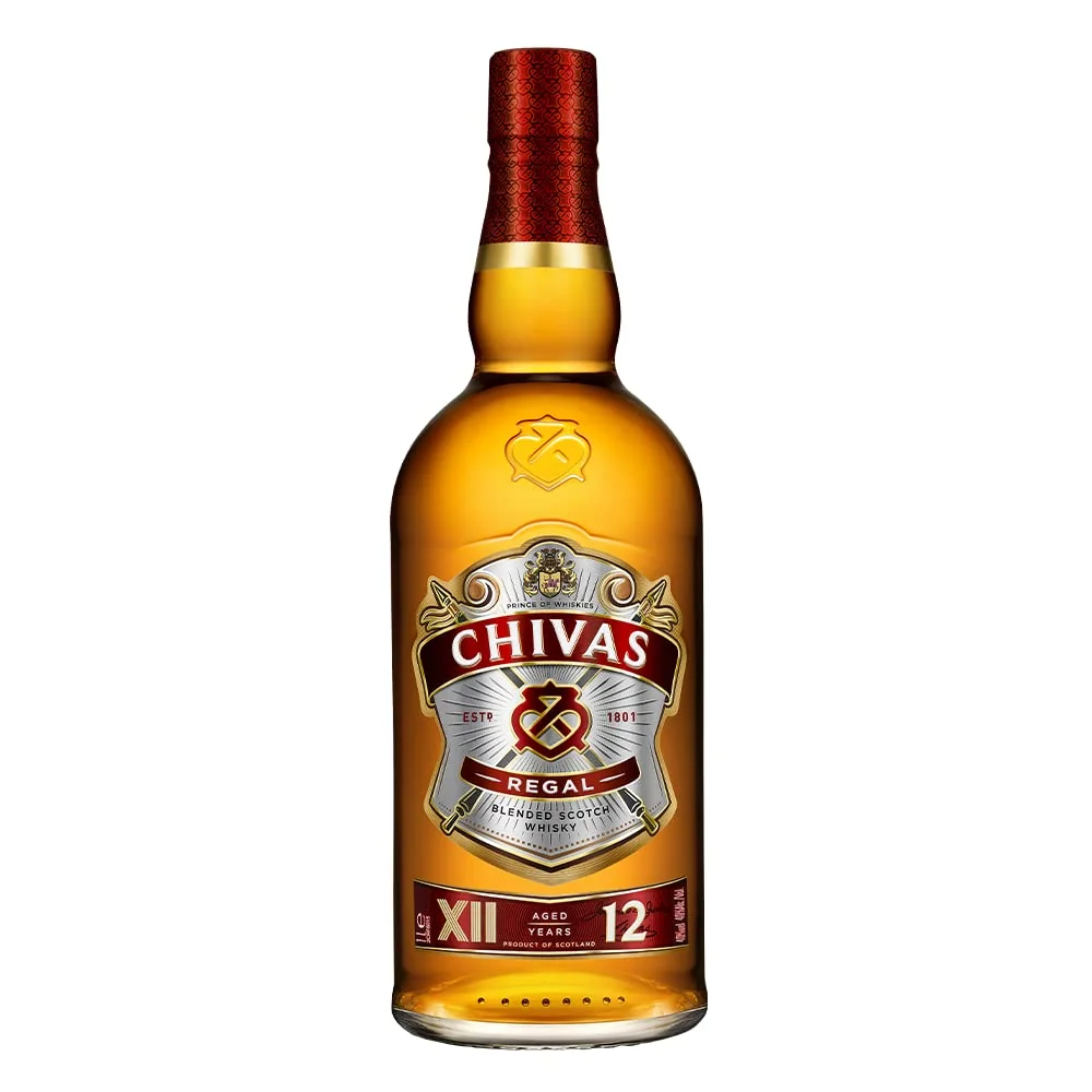 🛒 Whisky Chivas Regal 12 anos Blended Escocês - 1 litro