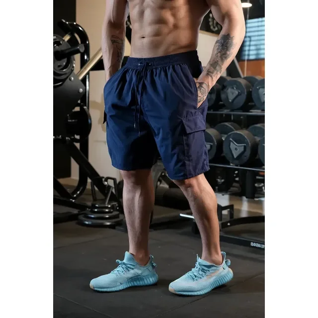 ⚫️ Short Cargo Masculino 5 Bolsos Tactel Média