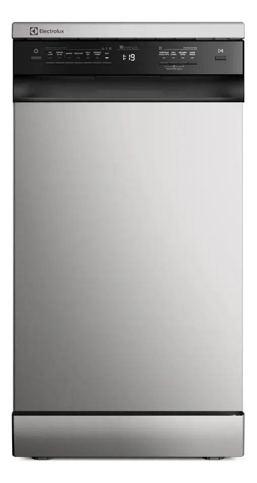 ✨Lava-louça Electrolux 10 Serviços Inox Lava E Seca 50' Ls10e Prateado✨️