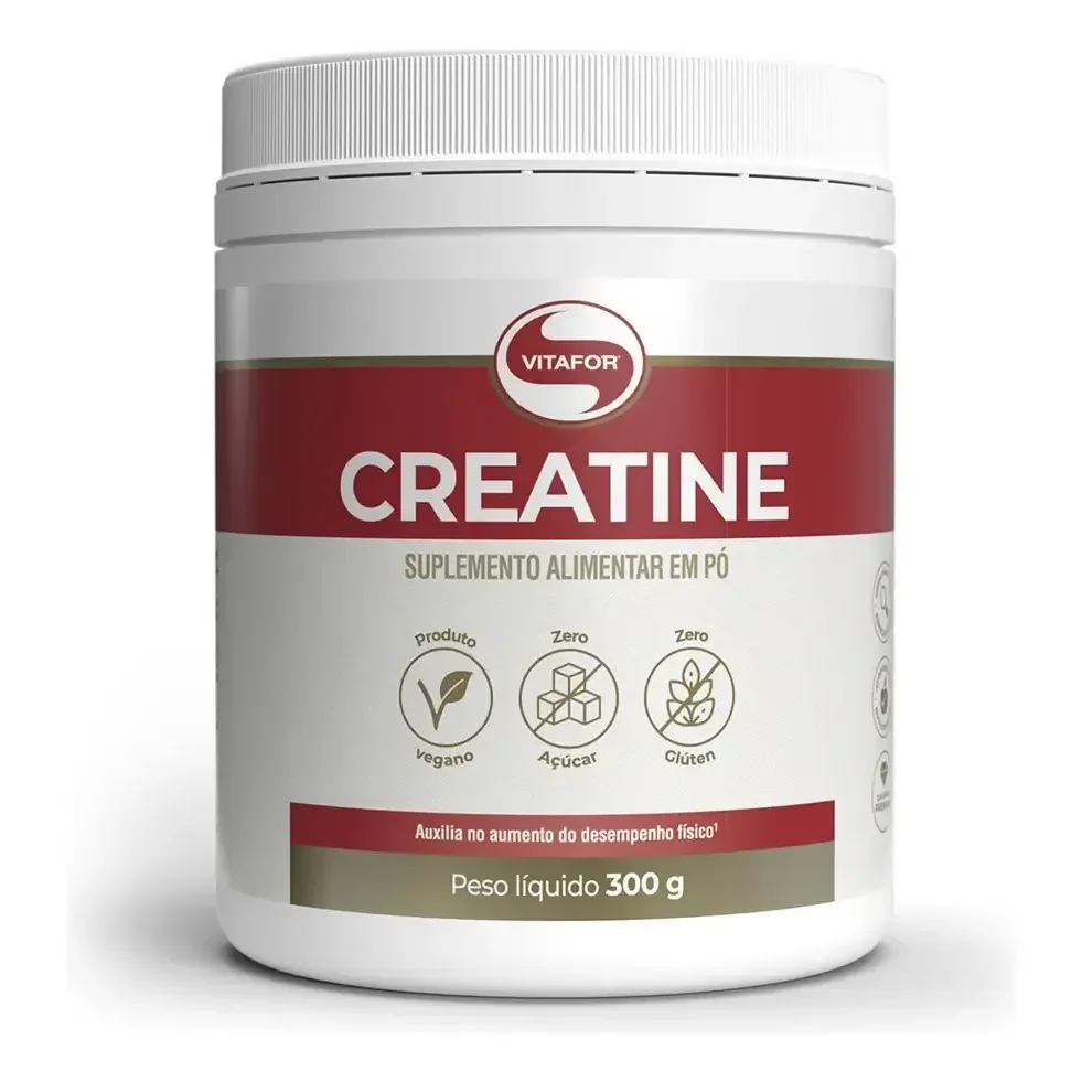 VITAFOR 💪🏼 Creatina Monohidratada Creatine Vitafor 300g Sem Sabor