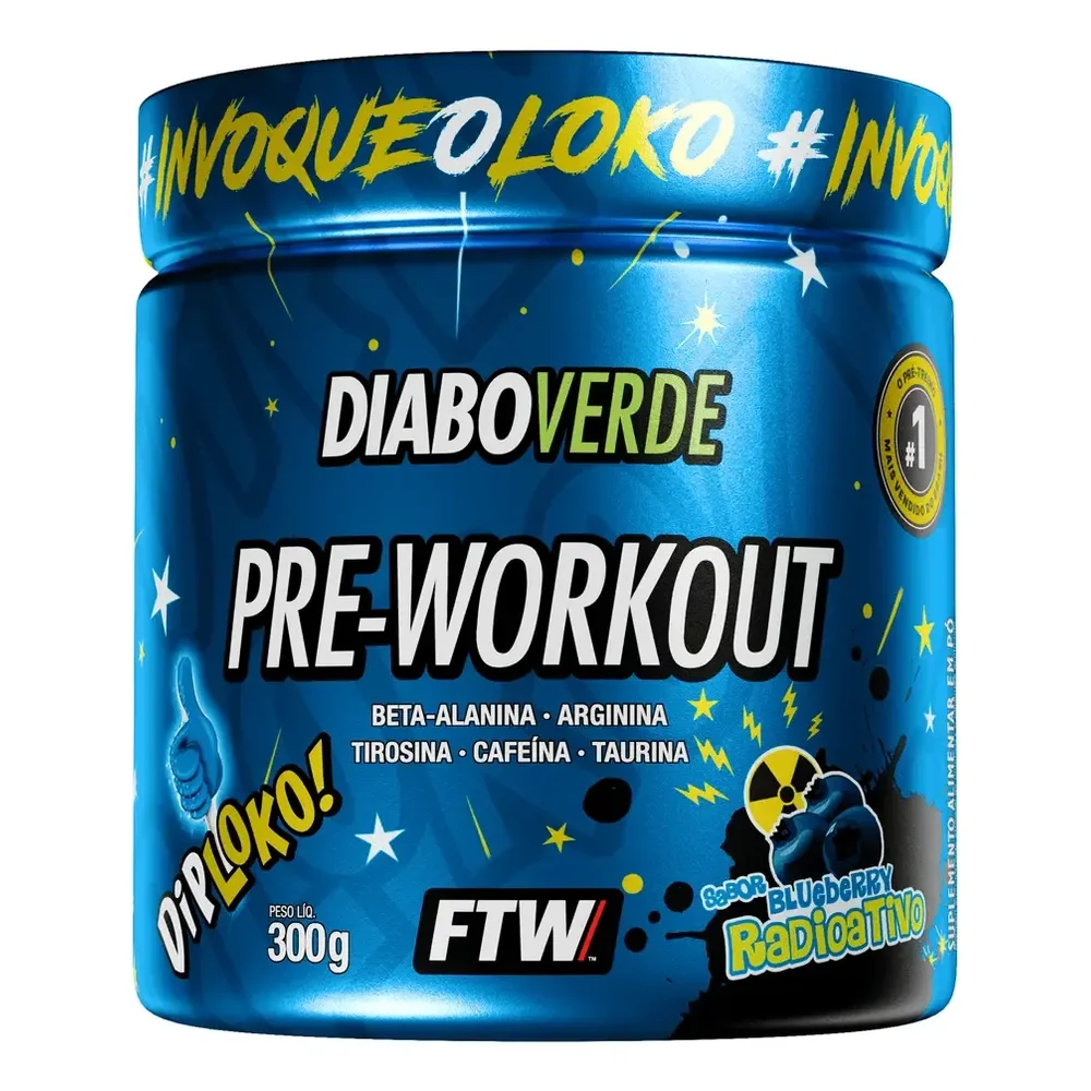 Pre Treino Dip Loko! Ftw - Diabo Verde