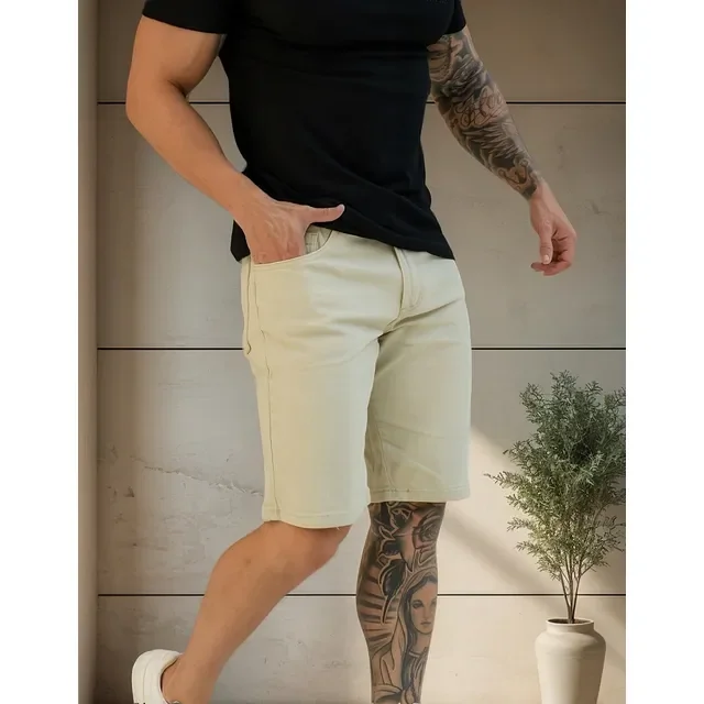 ⚫️ Bermuda Sarja Colorida Jeans Premium Masculina Diversa Cores
