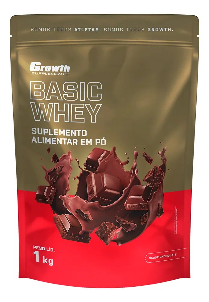 Basic Whey 1kg Growth Supplements Chocolate