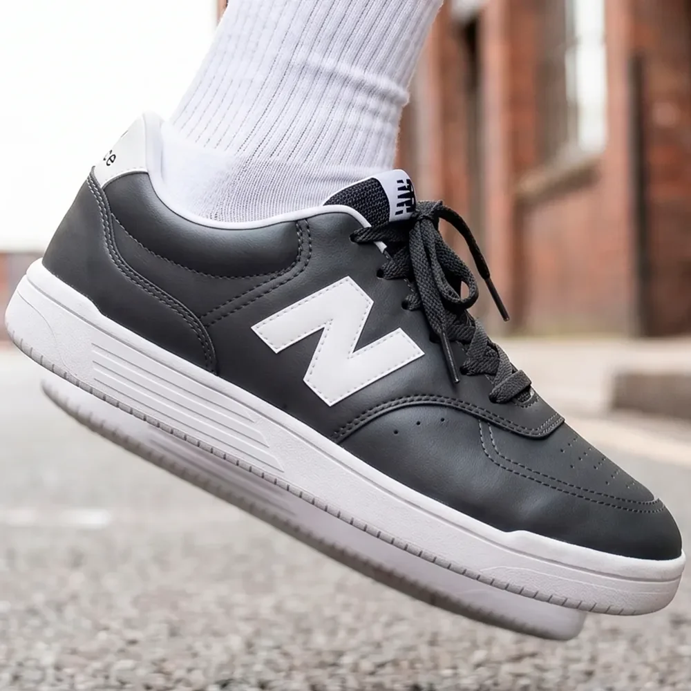 Tenis New Balance Bb80 Masculino Casual Urbano Elegante Preto/branco