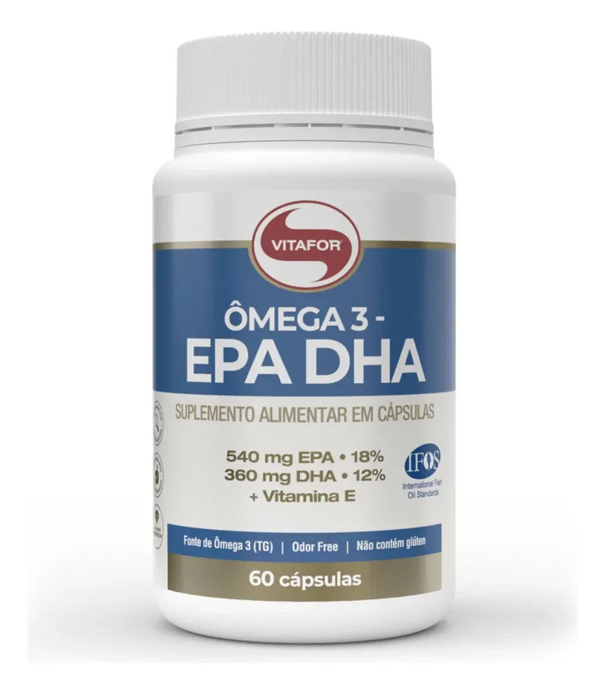 ✨Suplemento Ômega 3 Epa Dha 60 Cápsulas Vitafor✨️