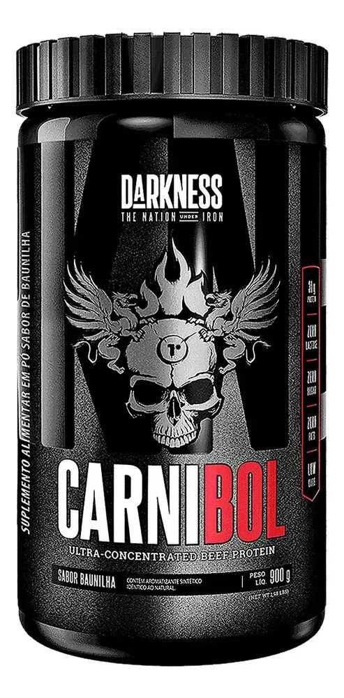 Carnibol Darkness Integralmédica Sabor Baunilha 900g Baunilha
