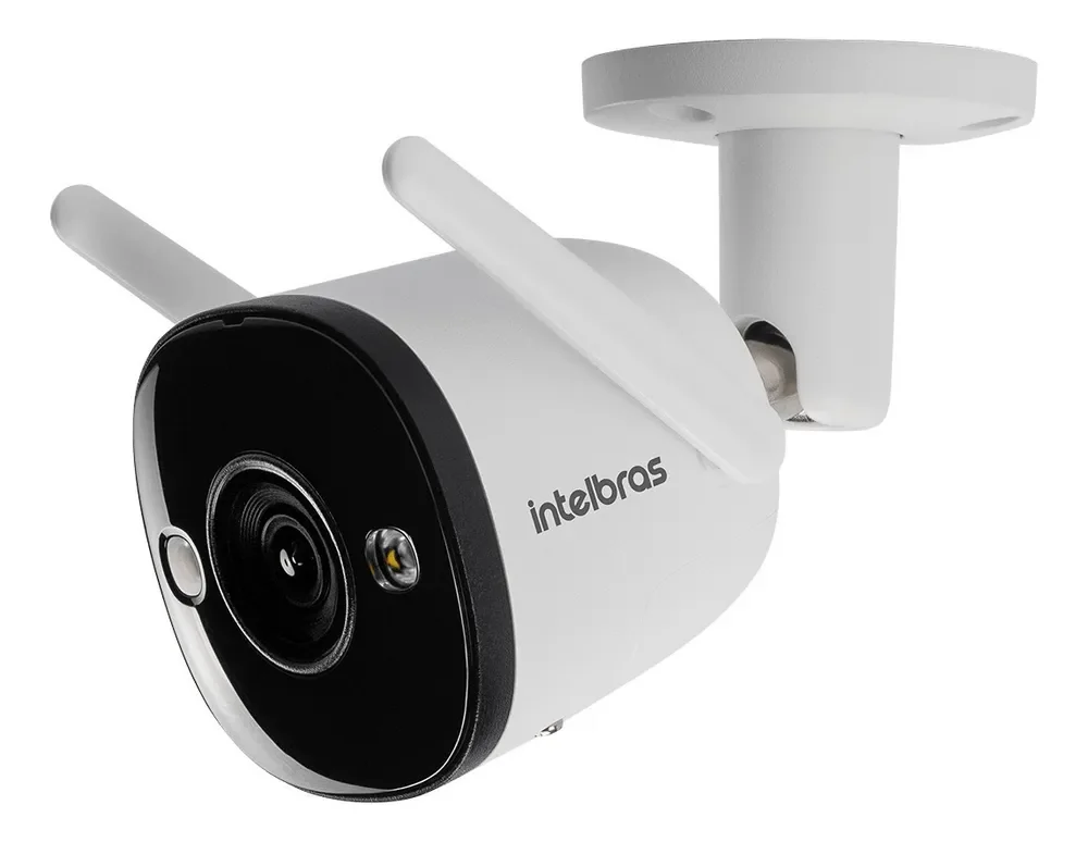 Câmera De Video Segurança Intelbras Im5+ Wi-fi Full Hd Full Color Cor Branca