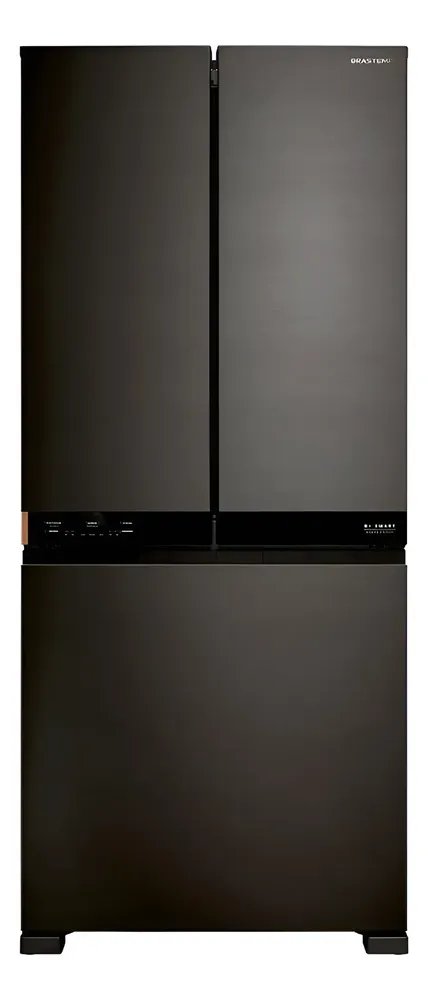 ✨Brastemp Geladeira Inverter 3 Portas French Door Black/inox 110v/220v✨️