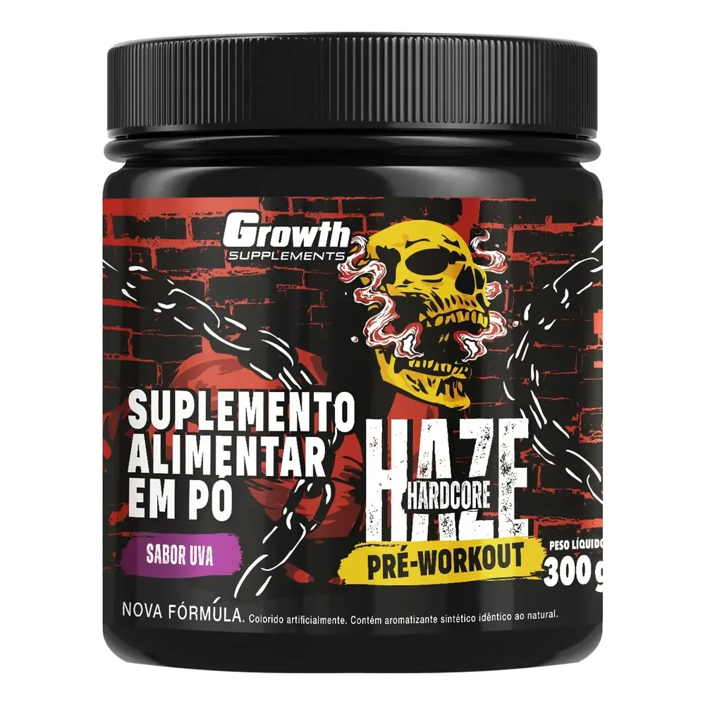 Pré-treino Haze Hardcore 300g Growth Supplements