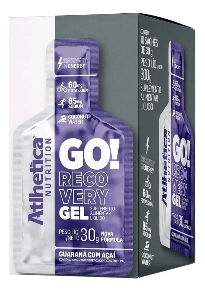 Go Energy Gel Atlhetica Nutrition | 10 Sachês
