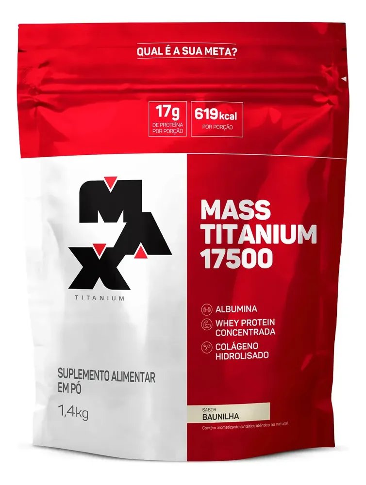 Hipercalórico 1,4kg Mass Titanium 17500 Max Titanium