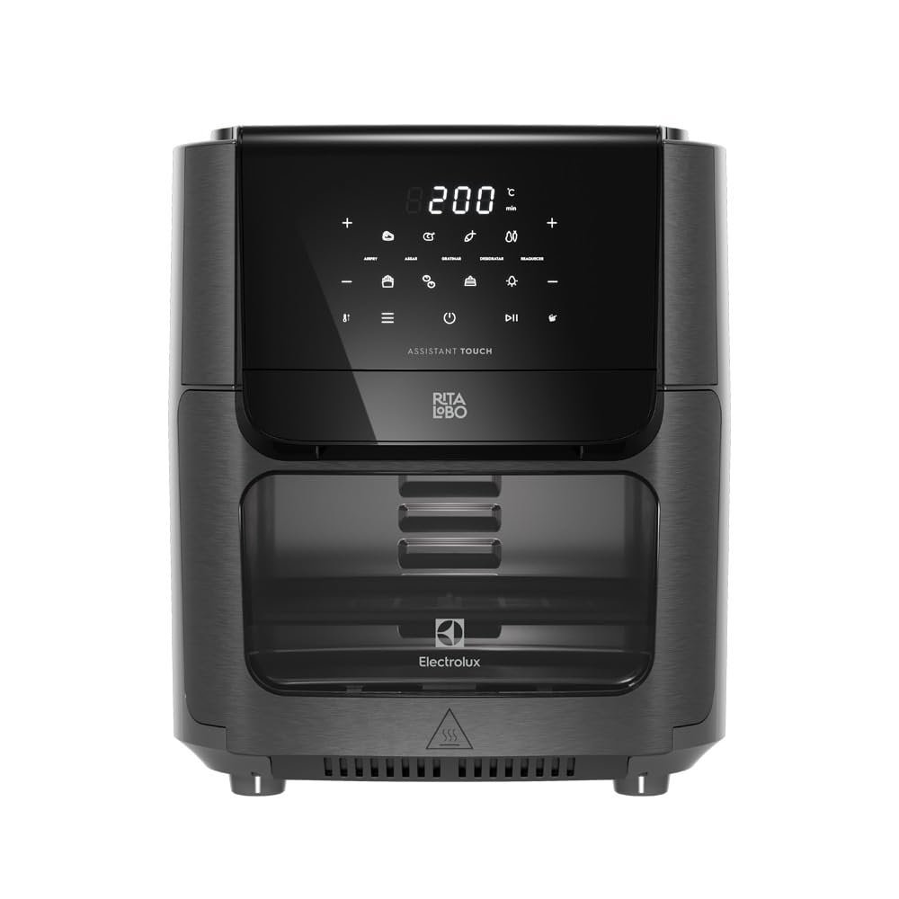 Electrolux Air Fryer Oven Rita Lobo 12L Digital Grafite Experience 1700W (EAF85) 127V