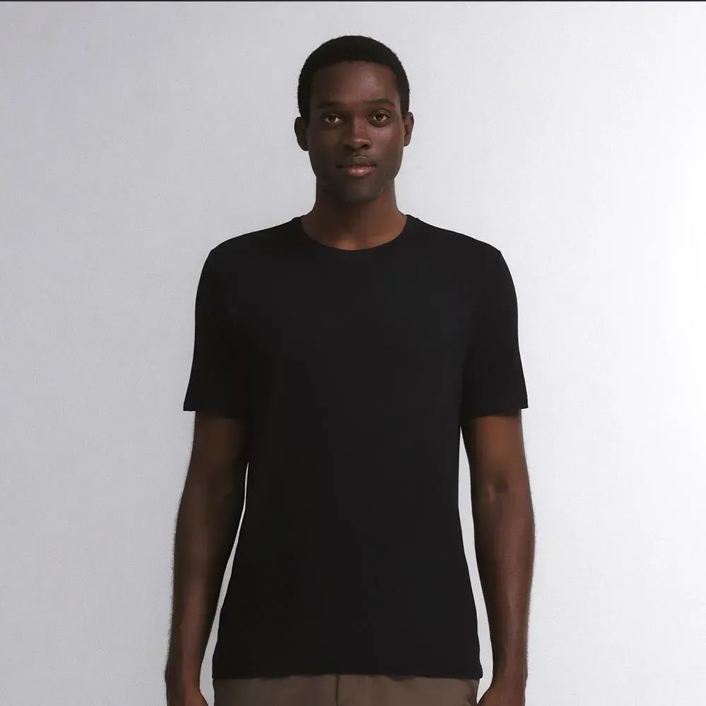 Camiseta Masculina Insider Light Preta M Gola U