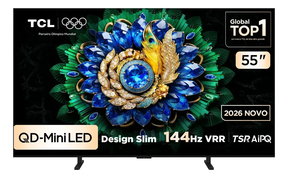 Smart Tv Tcl 55 Qled Mini Led 4k A400m Bluetooth 55a400m