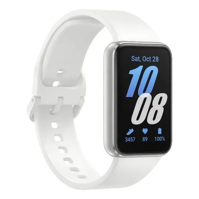 🛒Samsung Galaxy Fit3 Pulseira Esportiva Prata Esportivo Silver
