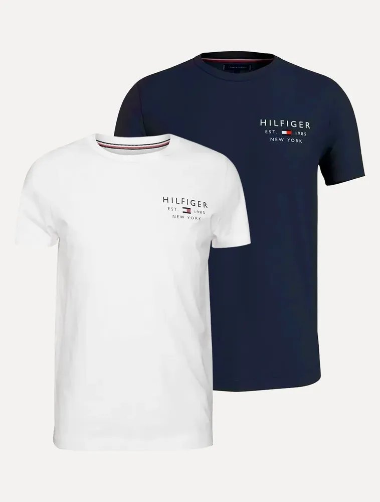 Kit 2 Camisetas Tommy Hilfiger Brand Love