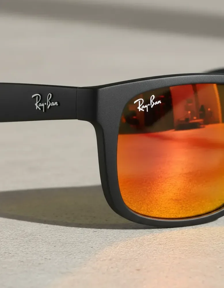 ⚫️ Óculos De Sol Justin Rb4165 Espelhado