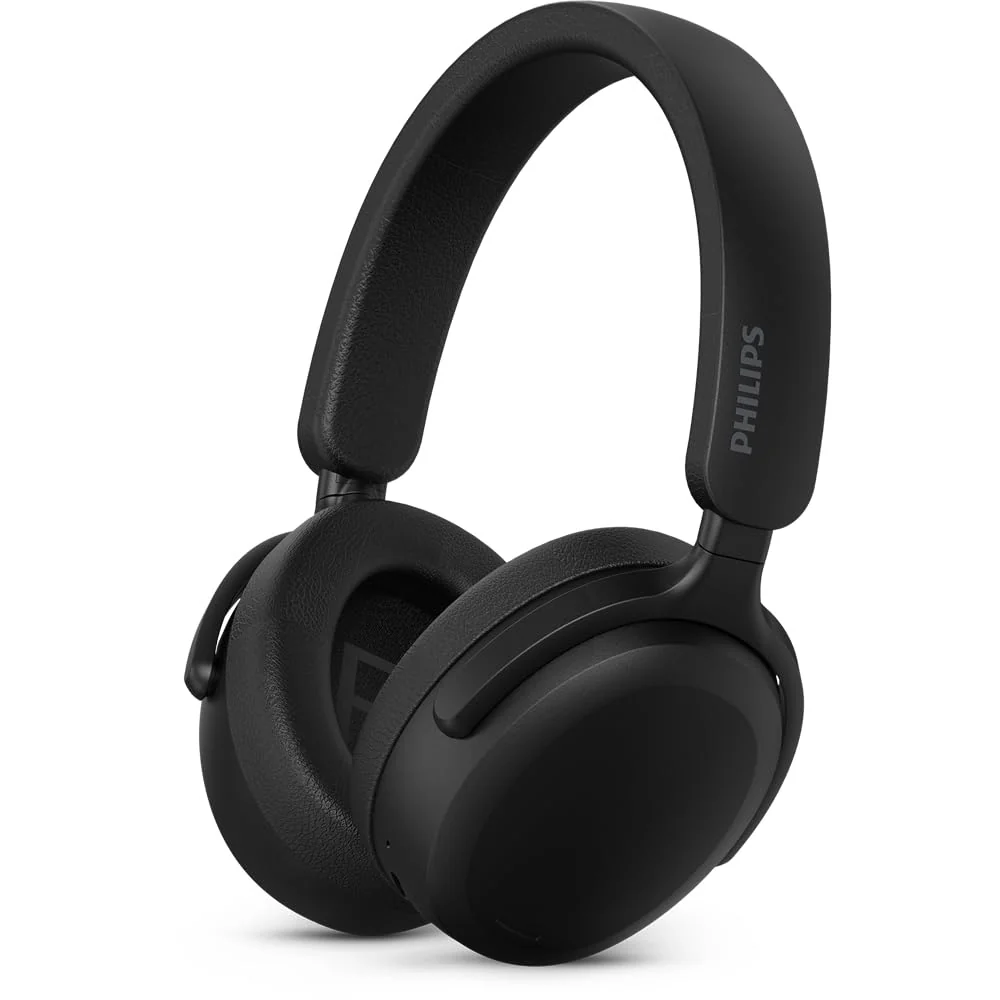 ✨PHILIPS, Headphone Bluetooth, TAH2300BK/00, Com Microfone, Até 55 horas de bateria, Design Over-ear, Dobrável, Preto✨️