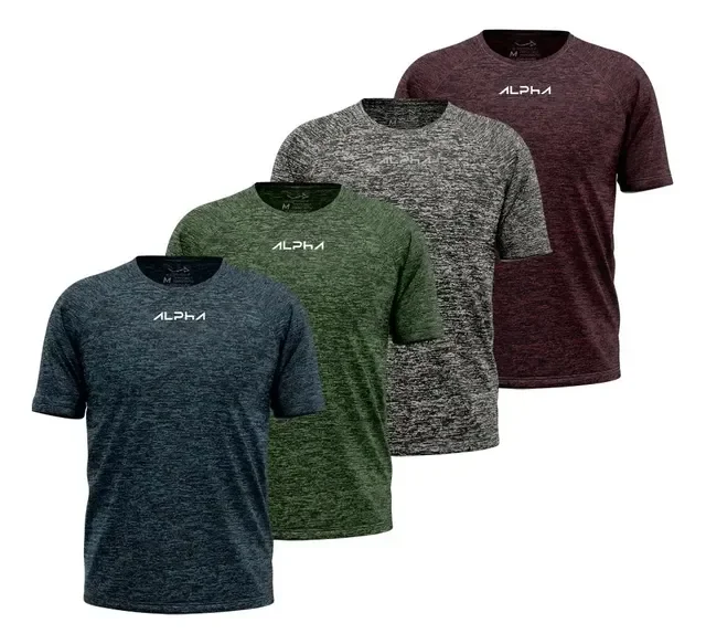 Kit 4 Camisetas Dry Alpha