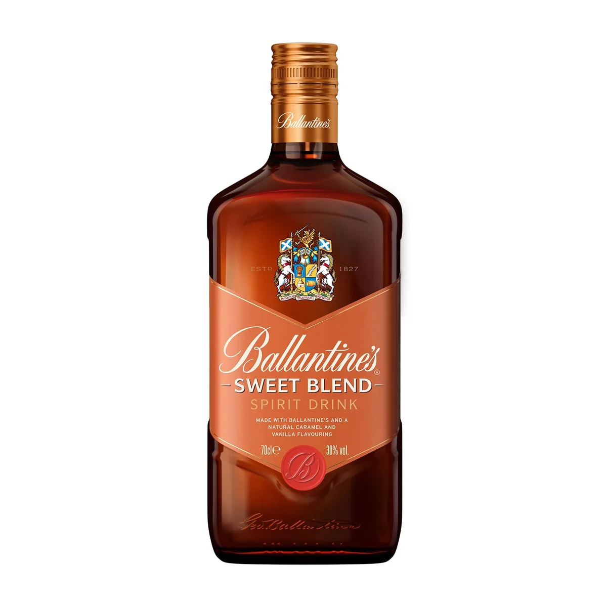 Licor Seco de Whisky Caramelo & Baunilha Ballantine's Sweet Blend Garrafa 700ml