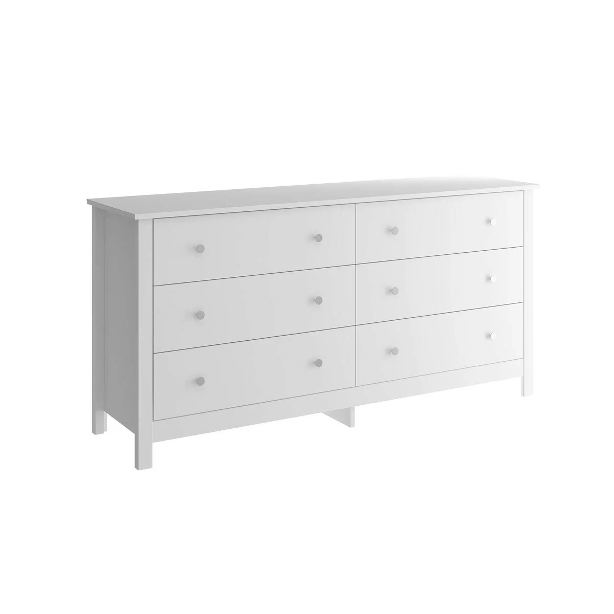 Cômoda Ditália 6 Gavetas Dm-221 Branco