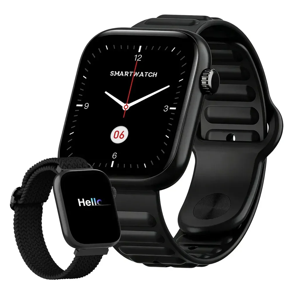 Relógio Smartwatch FORESTORY Inteligente Tela 1.83 Bluetooth Ip68 À Prova D'água Notificações…