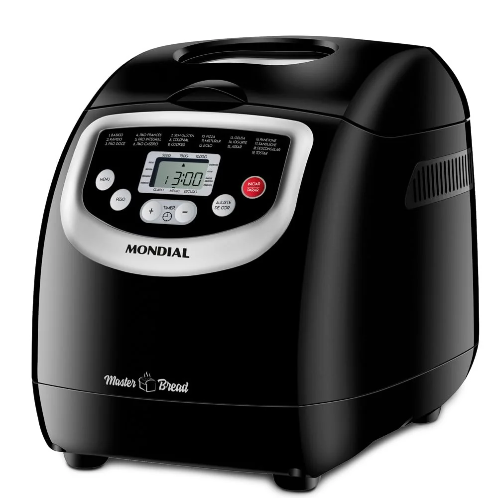 Panificadora Automática Master Bread, Mondial, Preto, 700W, 220V - NPF-53