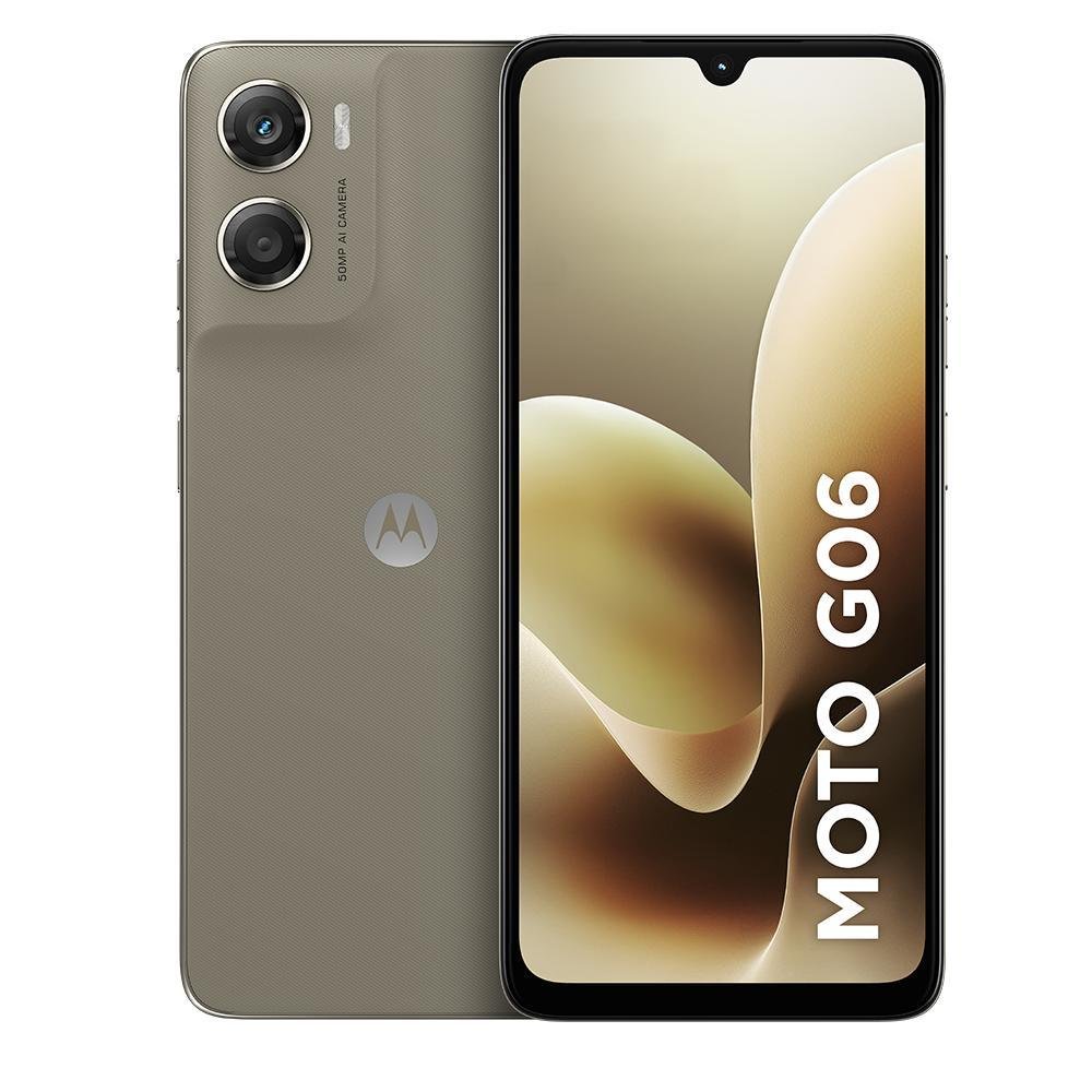 Smartphone Motorola Moto G06 4G 256GB 4GB RAM Câmera Traseira 50MP + Câmera Frontal 8MP Tela de…