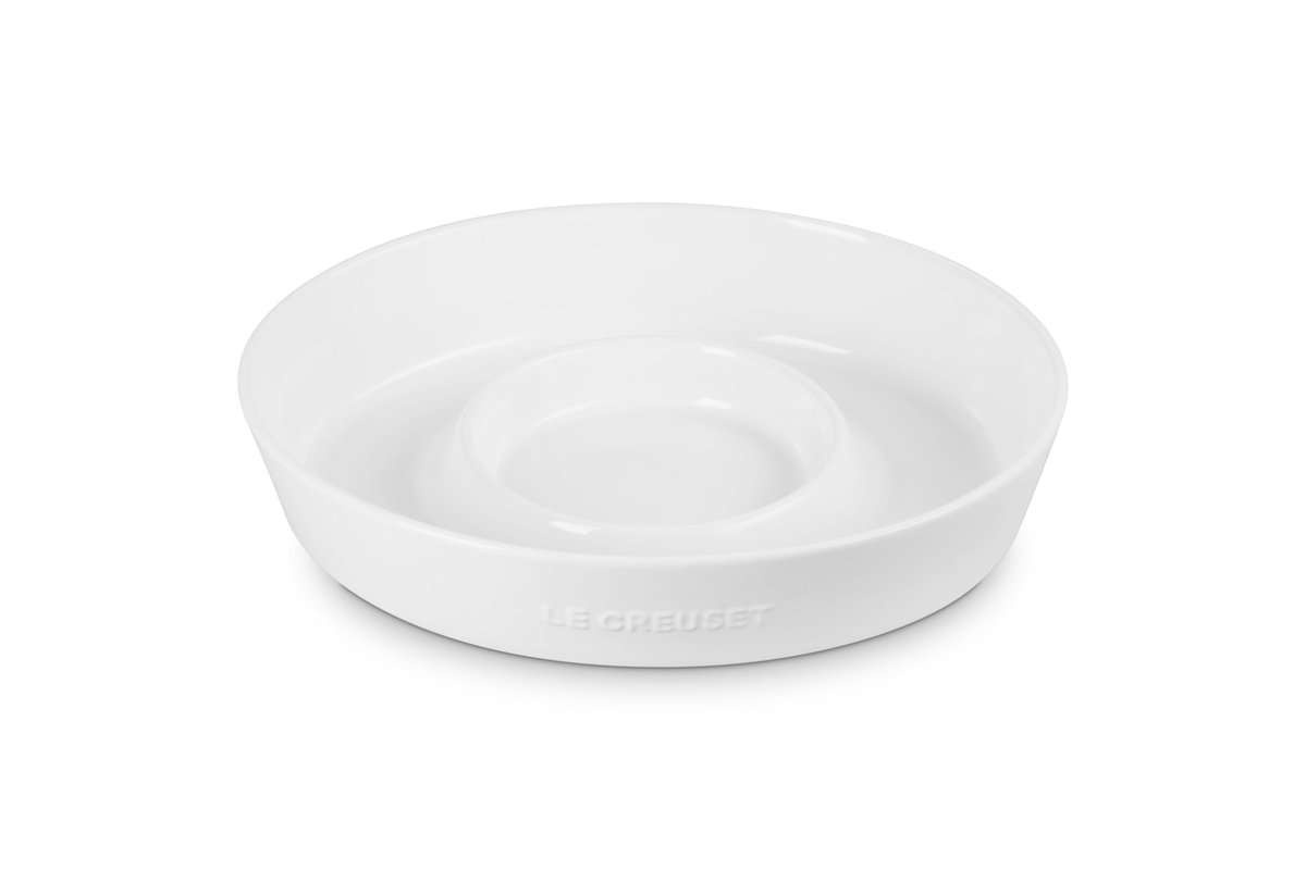 LE CREUSET PRATO PARA APERITIVO 34CM SIG WHITE