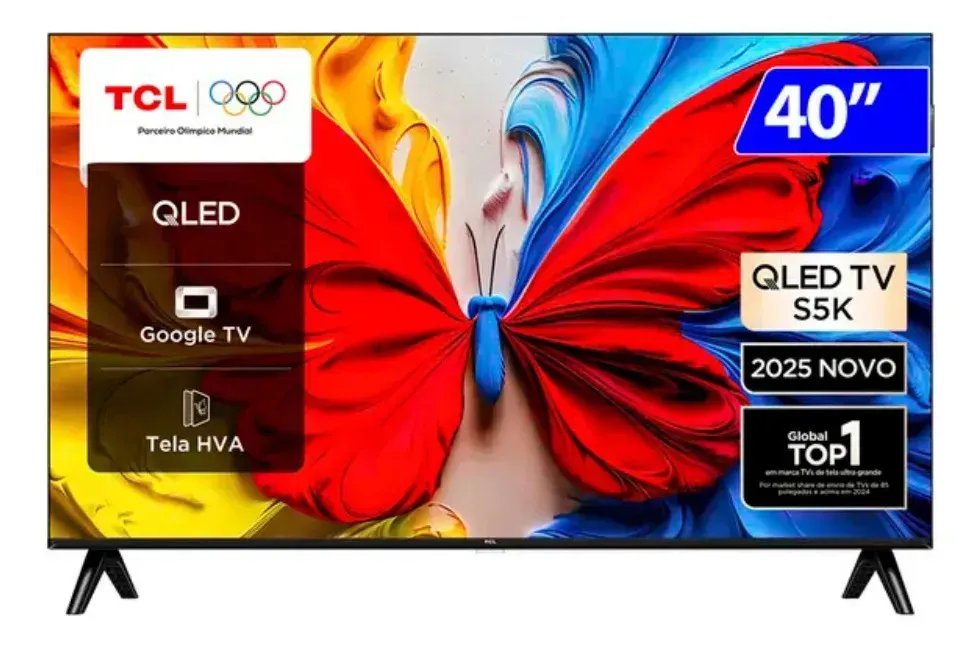 Smart TV 40 Polegadas TCL Full HD QLED