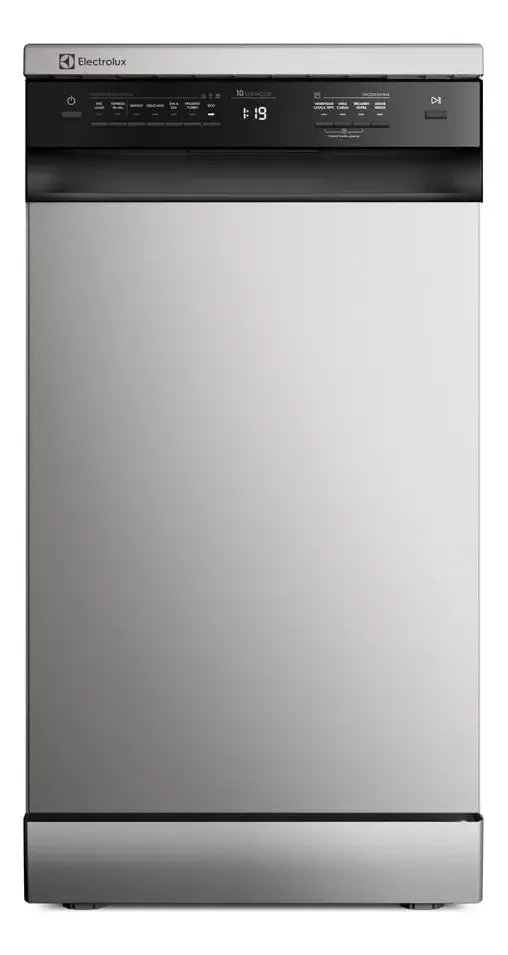 Lava-louça Electrolux 10 Serviços Inox Lava E Seca 50" Ls10e Cor Prateado